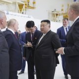 Le numéro un nord-coréen a déjà visité mercredi en compagnie du président russe Vladimir Poutine le cosmodrome de Vostotchny.